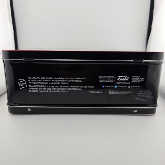 Funko Pop GI Joe vs Transformers American Heroes Collectible Metal Tin Lunch Box - Picture 7 of 10